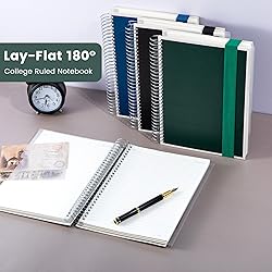 Yoment 5 Subject Notebook College Ruled with 5