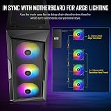 Antec AX61 Elite ATX Gaming Case Mesh Front 4x ARGB Fans Tempered Glass view 4