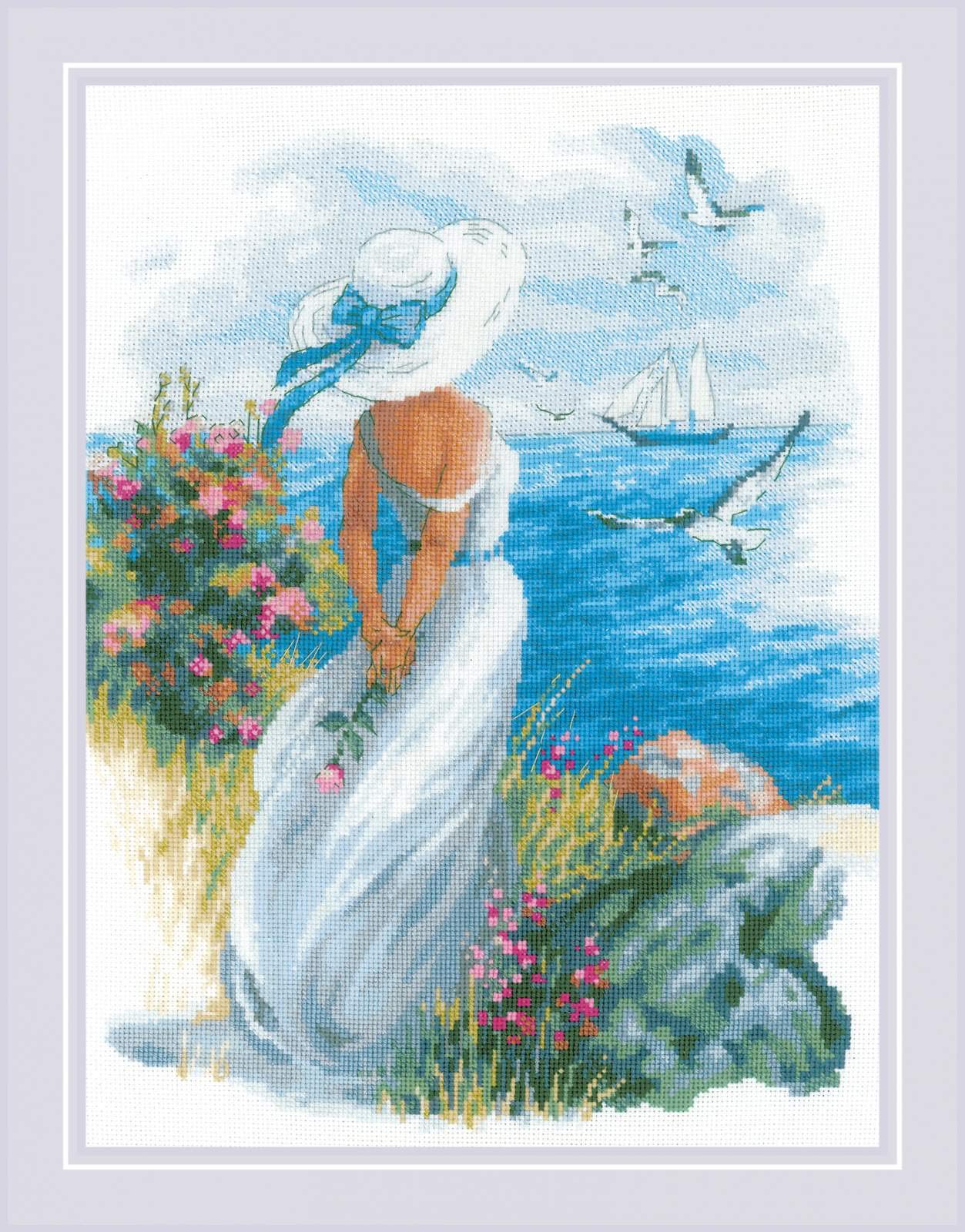 RIOLIS Cross Stitch Kit - 1817 - Angelique — image 1