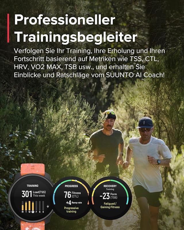 Race S GPS-Sportuhr, 1,3-Zoll-AMOLED-Display, 95+ Sportmodi