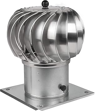 Kaminaufsatz drehbarer Kugelaufsatz Schornsteinaufsatz Lüftungsaufsatz