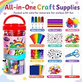 FunzBo Arts and Crafts Kit for Kids Toddlers 4 5 6 7 8 9 All-in-One view 2