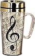 Spoontiques Music Insulated Travel Mug, 14 ounces, Multi