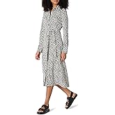 Amazon Essentials Women's Regular-Fit Matte Jersey Midi Length Dress