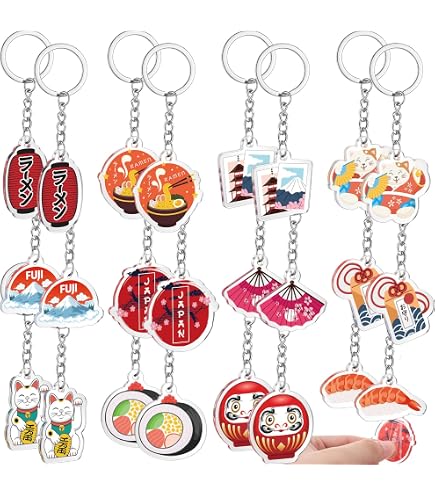 NOREN Memories of Japan Key Chain (JAPANORAMA), Keychain, Key Ring