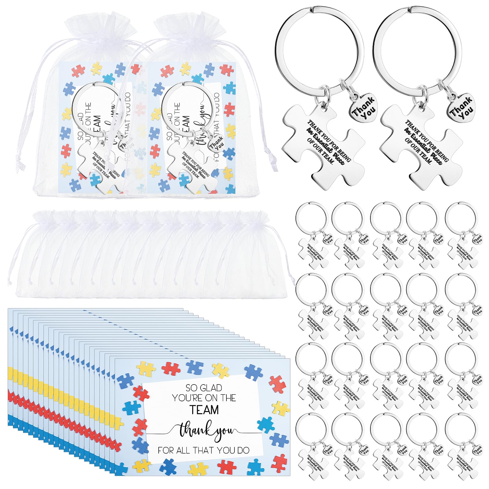 Best Team Ever Gifts Landical 60 Sets Team Appreciation Gifts Bulk ...