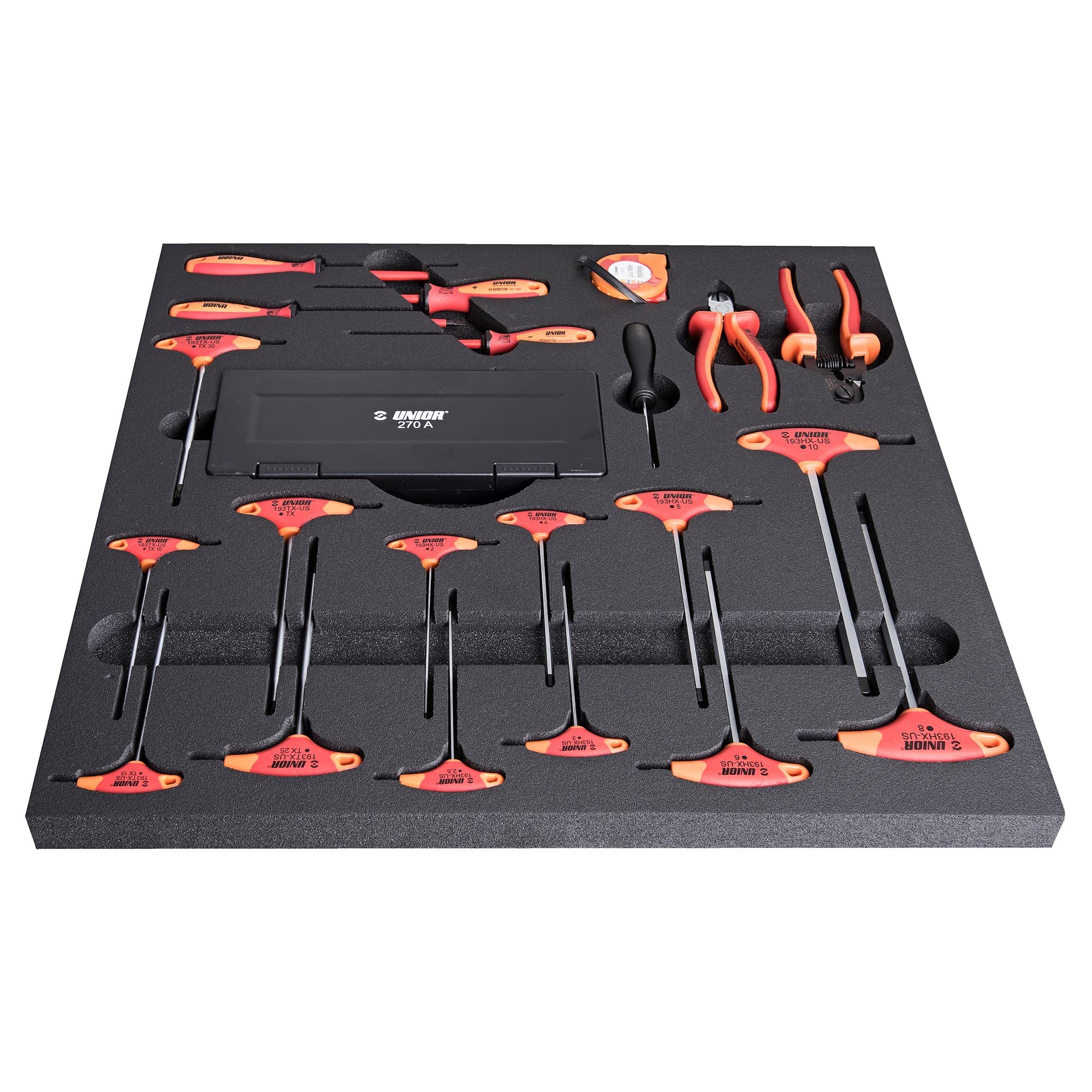UNIOR Set Of Tools In Tray 1 For 2600a And 2600c-General Tools: Red