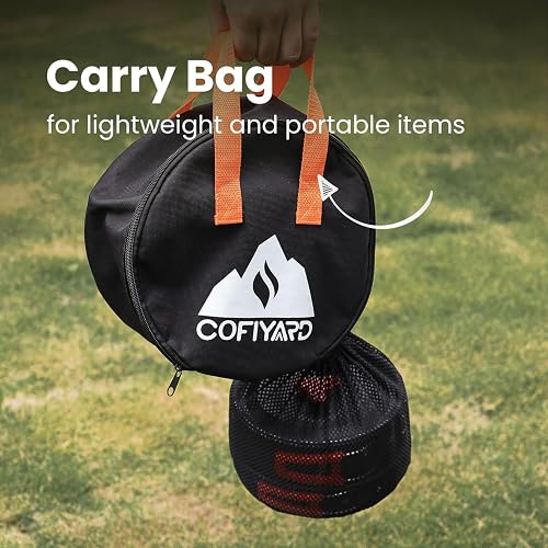 Aazon.co: Portable Folding Caping Stove - 2-Burner Propane Cap Stove With Push-Button