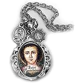 St. Panteleimon Locket Necklace, Great Martyr and Healer, Orthodox Patron Saint, St. Pantaleon