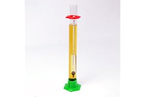 BOX BREW KITS Triple Scale Hydrometer and 13" Glass Hydrometer Test Jar with Stand with Safety Bumpers Home Brewing Beer Brewing Wine Making