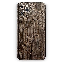 Design Skinz Rough Textured Dark Wooden Planks