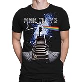 Liquid Blue Unisex-Adult Pink Floyd Stairway to The Moon T-Shirt