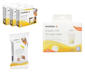 Amazon.com : Medela Breast Milk Storage Bags, 100pc Milk ...