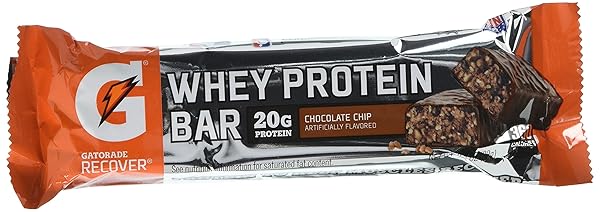 GATORADE WHEY PROTEIN RECOVER BARS, CHOCOLATE CHIP, 2.8...