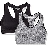 Amazon Essentials Women's 2-Pack Light-Support Seamless Sports Bras