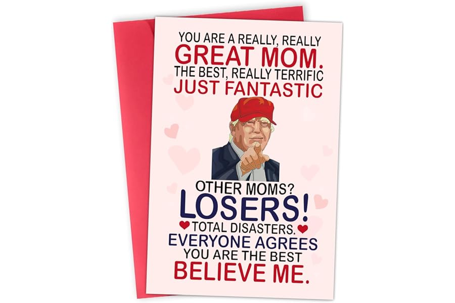 Funny Mothers Day Card Gifts for Mom, Wife - Mothers Day Gifts for Mom from Daughter, Son, Kids, Husband on Mothers Day - Hea