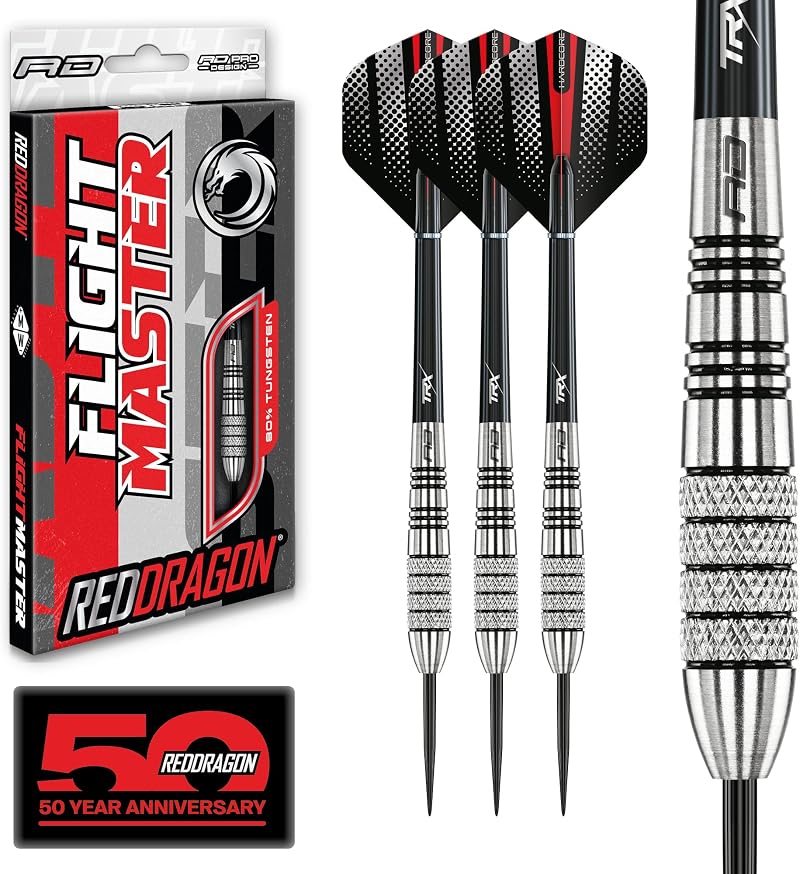 RED DRAGON Sidewinder 27g Darts 80% Tungsten with Flights Shafts