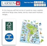 Larsen A25 South America Topographic Map Jigsaw Puzzle 65 Pieces Kids Adults view 5