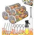 Outdoor Grilling Baskets Grill Bbq Equipment Tools Set Camping Camper Campfir - View #4
