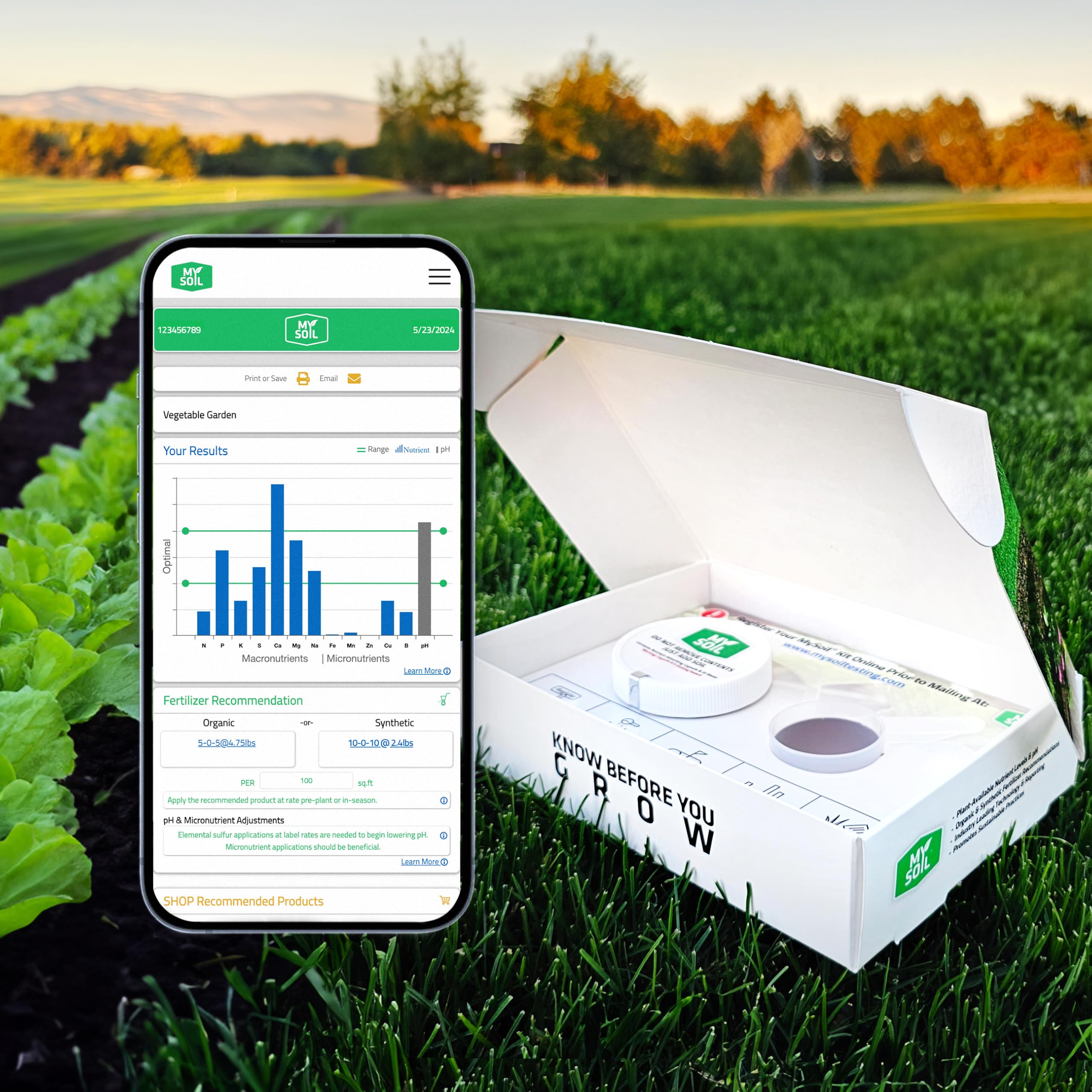 Mua MySoil Soil Test Kit, Unlock Your Lawn & Garden Potential, Complete ...