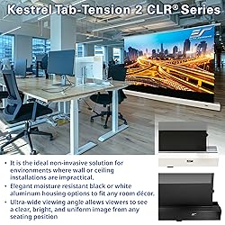 Elite Screens Kestrel Tab-Tension CLR, 121 inch