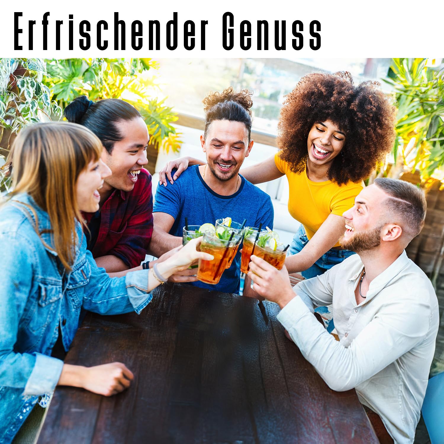 INSTICK Zuckerfreies Instant-Getränk (Eistee Mix-Paket) - 1 Packung für 12 x 0,5-1 L- Veganes Getränkepulver Kalorienarm & Vitamin C - Instant-Pulver 5