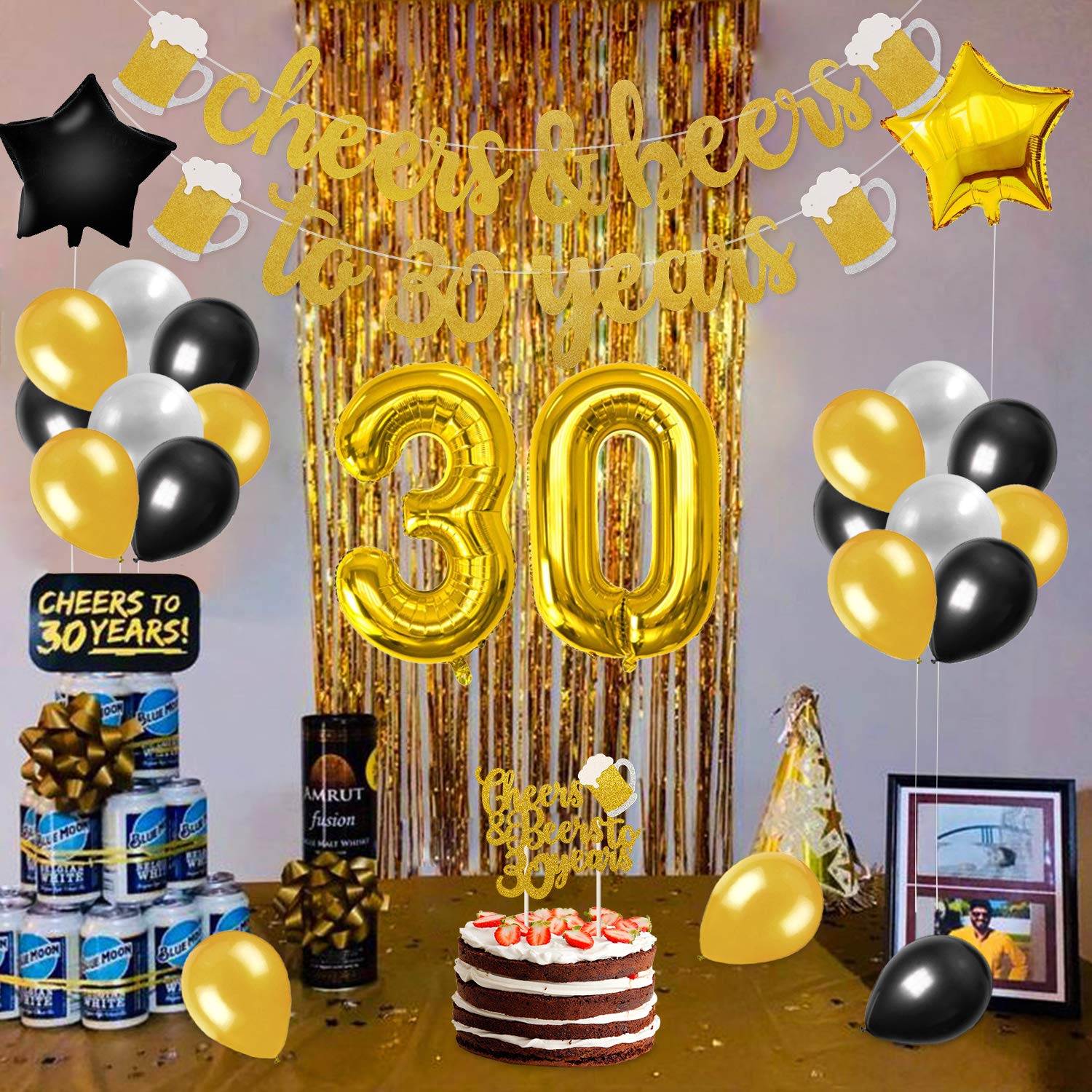 30th Birthday Party Decorations Kit Perfect 30 Years Old Party