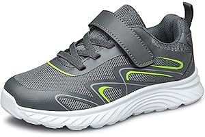 AMANSSE Boys Girls Shoes Kids Sneakers Athletic Running School Shoes for Toddler/Little Kid/Big Kid