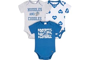 Gerber NFL baby-girls Nfl 3-pack Onesie Bodysuit