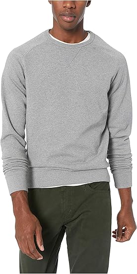 men's crewneck fleece sweatshirt