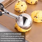TJ POP Large Ice Cream Scoop 60ml 23cm Stainless Steel with Easy Release view 4