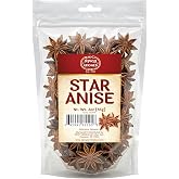 Spicy World Star Anise Whole Pods 3Oz (85g) Bag -Premium Quality, Vegan, All Natural, Dried, Great for Baking &amp; Tea