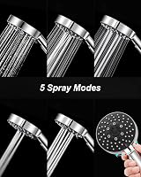 Magichome High Pressure Shower Head 5 Modes Turbocharged Low Water Pressure view 5
