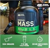 Optimum Nutrition Serious Mass High Calorie Weight Gainer Banana 2.73kg view 4