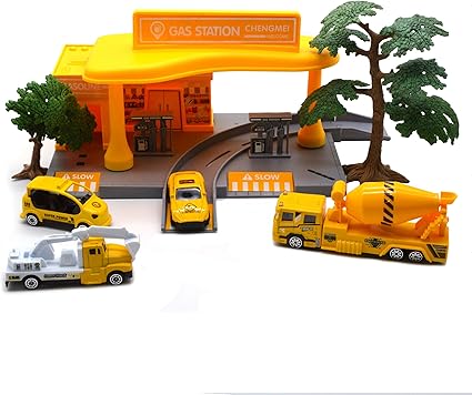 gas station toy trucks