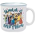Silver Buffalo Disney Encanto Familia is Everything Glitter Ceramic Camper Mug, 20 Ounces
