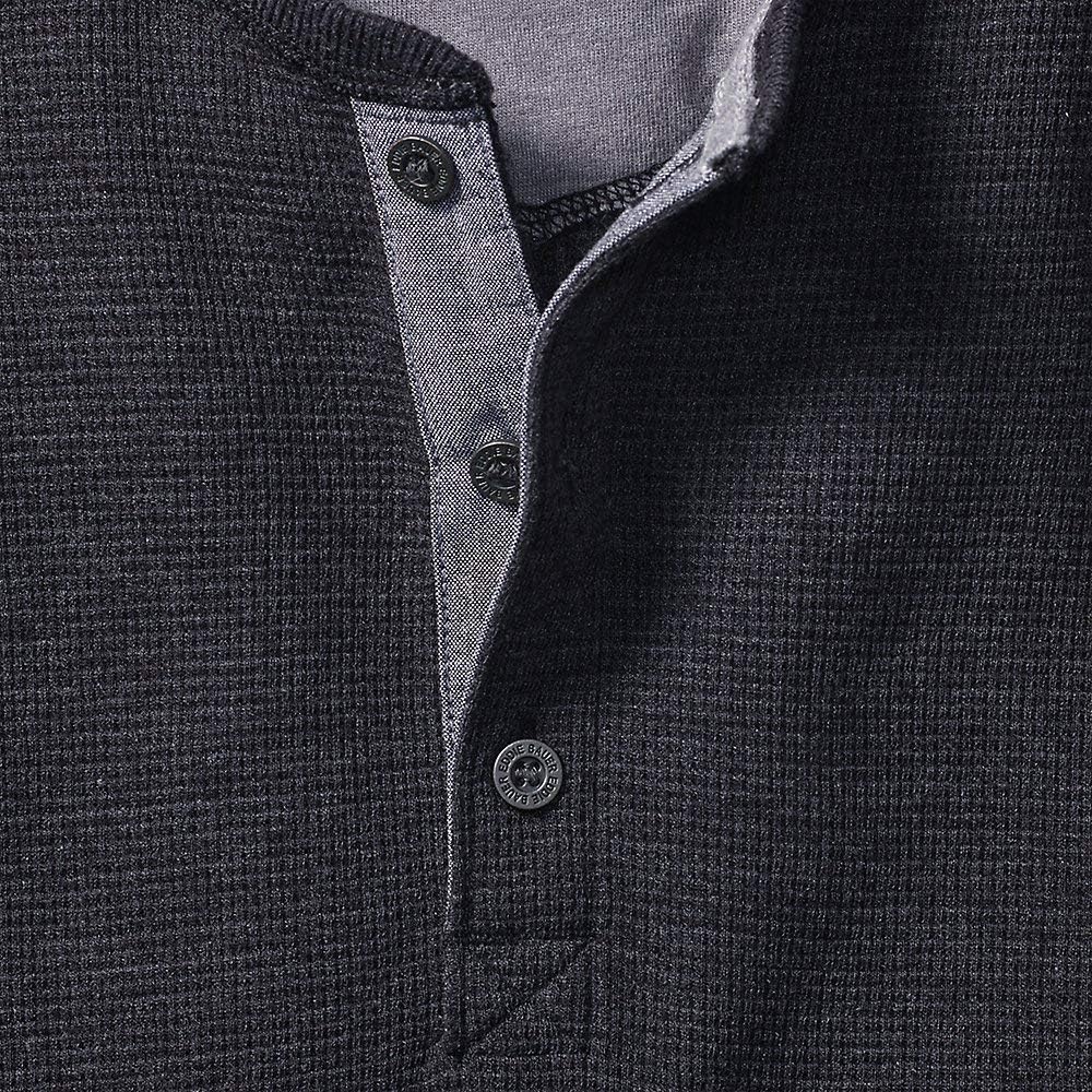 Eddie Bauer Men's Eddie's Favorite Thermal Henley Shirt at  Men’s Clothing store