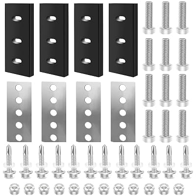100% 304 Stainless Snow Blower Impeller Modification/Rubber Kit - 1/4" 4-Blade Universal fit Modifies 2-Stage Machine (Sets of 4)