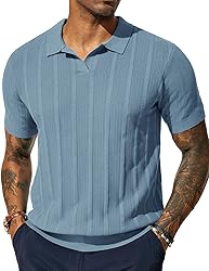 PJ PAUL JONES Polo Shirts for Men Casual