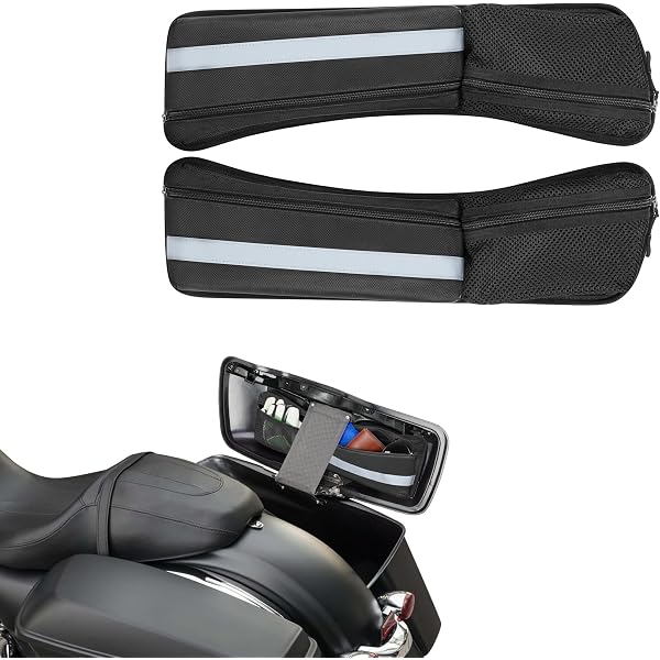 HDBUBALUS Sacoches De Moto Travel-Pak - Inserts Et Organiseurs De Sacoches Rigides Pour Harley Touring Road King Electra Street Glide Standard Ultra 1993-2025