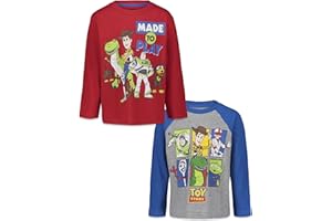 Disney Toy Story Cars Lion King Guard Mickey Mouse 2 Pack Cosplay Long Sleeve T-Shirts Toddler to Little Kid