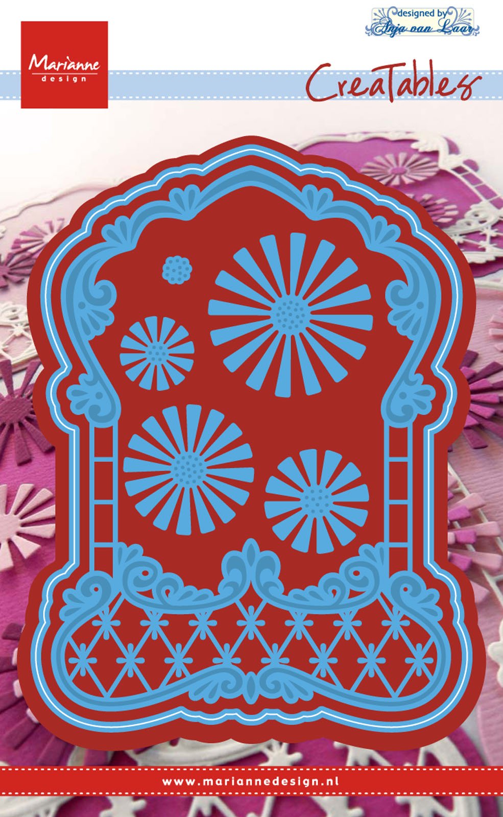 Marianne Design Creatable Anja's Label Die, Metal, Blue