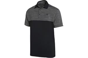 Three Sixty Six Quick Dry Golf Shirts for Men - Moisture Wicking Short-Sleeve Casual Polo Shirt