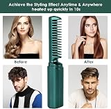 Pyatofyy Cordless Hair Straightener Hot Comb Portable USB Rechargeable Dark view 5