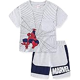 Marvel Spider-Man Boys Short Sleeve T-Shirt and Shorts Set for Big Kids
