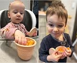 PandaEar 12 Pack Silicone Baby Food Storage Containers 4 oz with Lids view 4