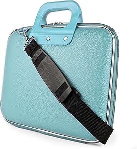 Cady Bag Collection Durable Semi Hard Shell Carrying Case with Removable Shoulder Strap for Laptops up to 15.45 inches, MacBook, HP, Lenovo, Acer, Dell