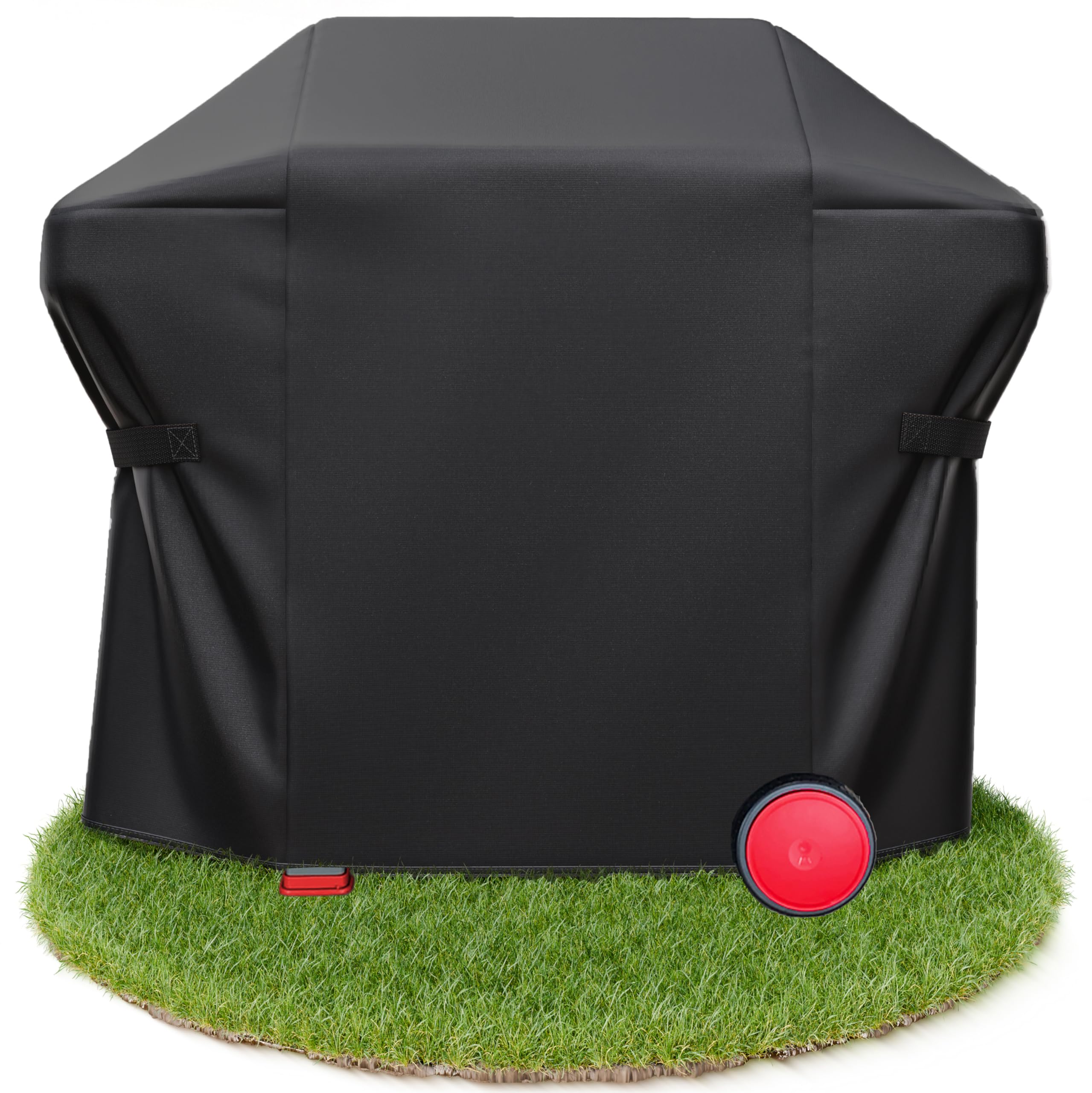 AMZBBQ Premium Barbecue Cover Weatherproof – 135 x 115 x 65 cm – 100% Waterproof Cover for Gas Grill – Grill Cover for Weber Spirit E-310 & E-320 / Rösle Videro G3 / Enders Boston & Monroe ProX 3