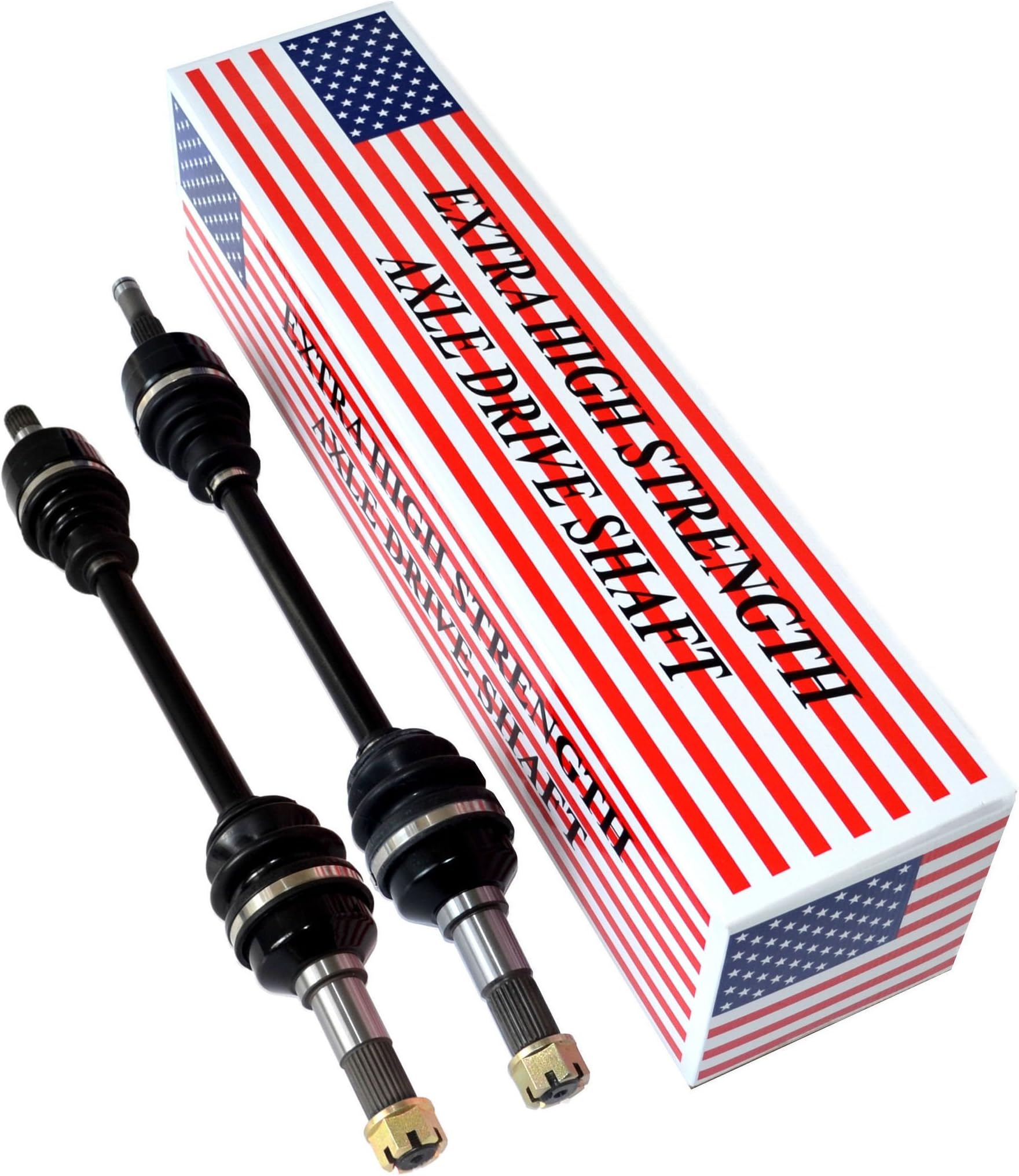 TOP NOTCH PARTS FRONT LEFT & RIGHT AXLE DRIVE SHAFT CV JOINT FOR YAMAHA RHINO 450 2004 2005 2006 2007 2008 2009 YXR450