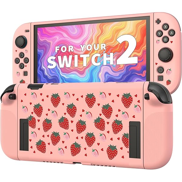 Nintendo Switch ストロベリーケース付き Amazon.co.jp: GLDRAM ピンク ストロベリー キャリーケース